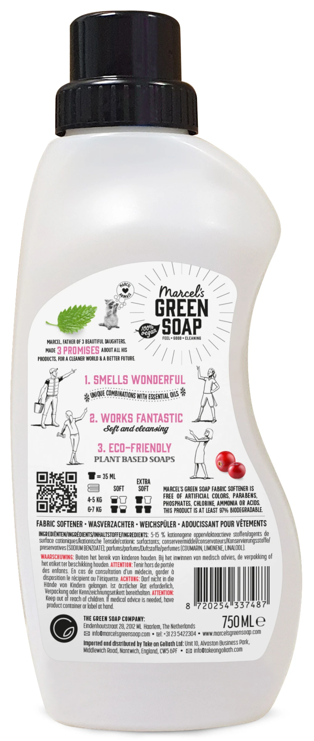 Weichspüler Patschuli & Cranberry 2 Weichspüler Patschuli & Cranberry – Bild 2