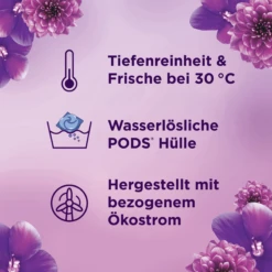 Colorwaschmittel All-in-1 Pods Amethyst Blütentraum Vorteilspack 98WL -Ecover Geschäft MAM 10303666 SHOP IMAGE 1.9