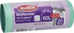 Müllbeutel Mit Zugband 60 L