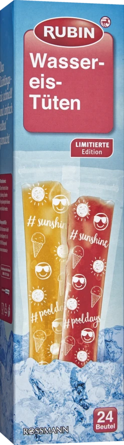 Rubin Wassereis-Tüten