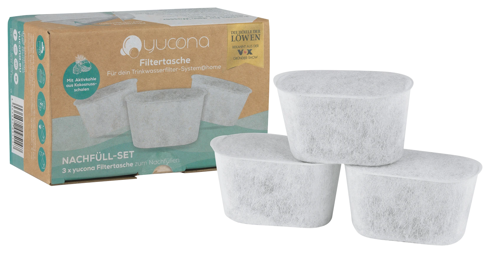 3er Set Wasserfilter Filtertasche Nachfüller 2 3er Set Wasserfilter Filtertasche Nachfüller – Bild 2