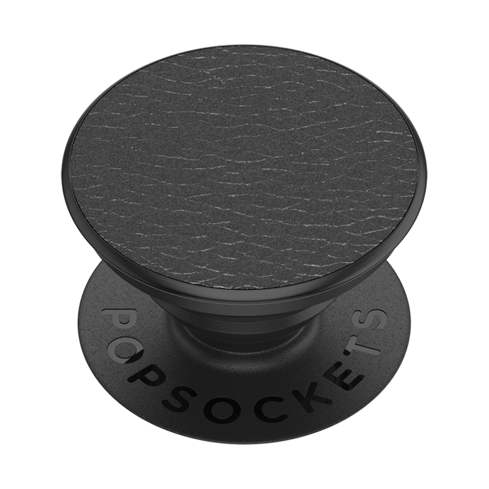 PopSockets PopGrip Vegan Leather Black 2 PopSockets PopGrip Vegan Leather Black – Bild 2