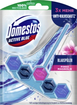 WC Stein Power5+ Aktiv Blauspüler Pinke Magnolie