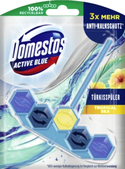 WC Stein Power5+ Aktiv Blauspüler Türkis