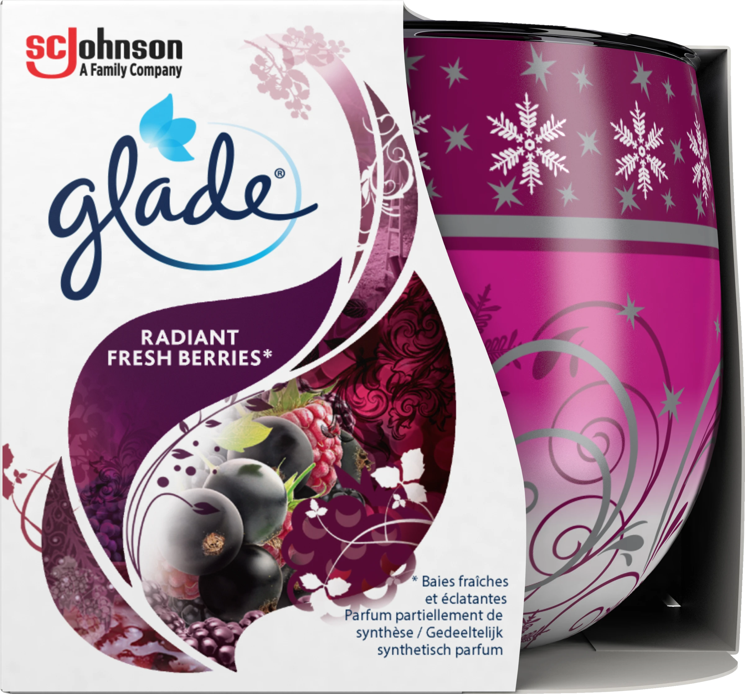 Glade® Duftkerze Radiant Fresh Berries 1 Glade® Duftkerze Radiant Fresh Berries