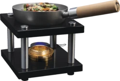 Mobiler Wok Single Set, Edelstahl/schwarz -Ecover Geschäft MAM 7647048 SHOP IMAGE 1.4