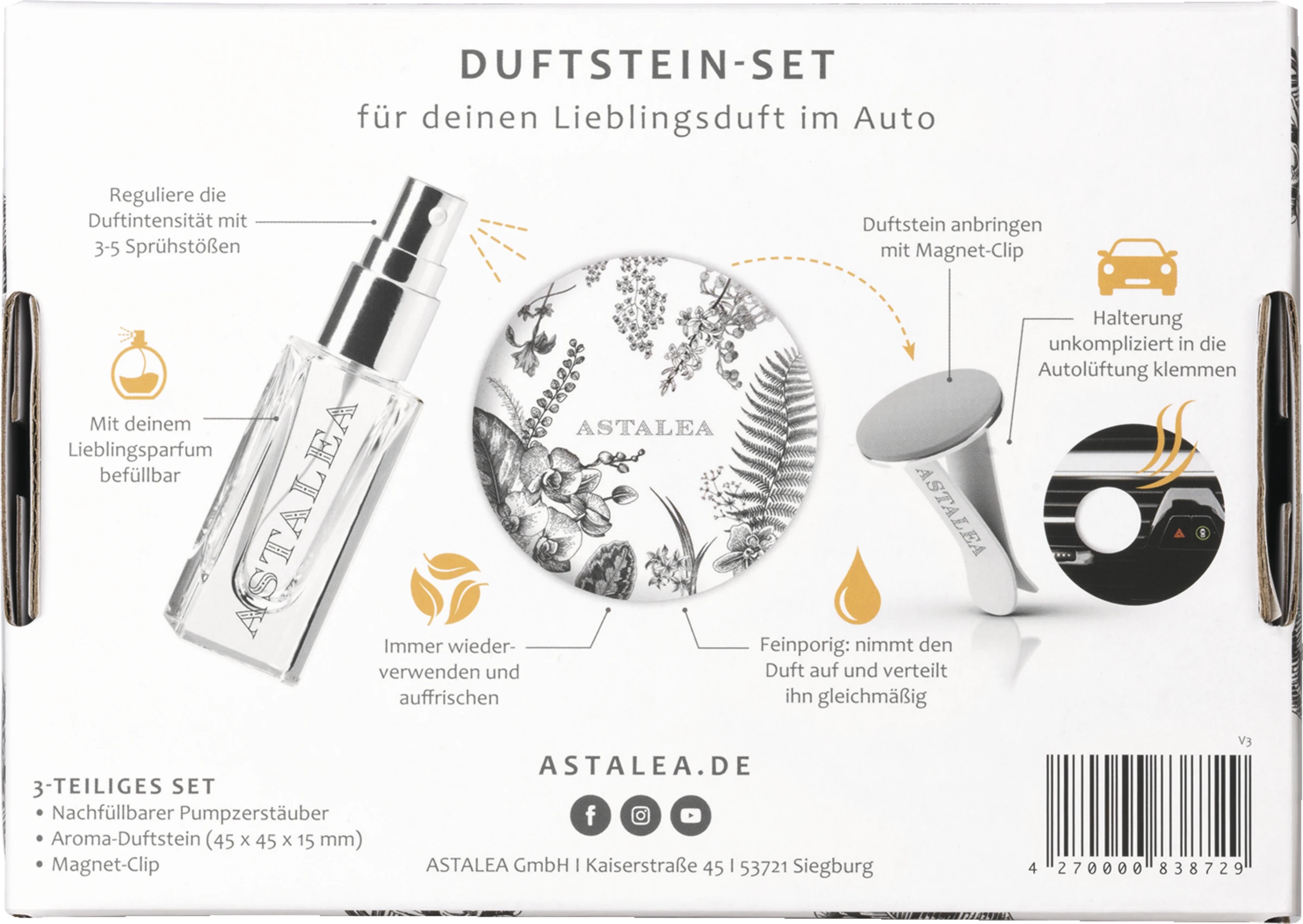 Auto Duftstein Deco Flowers 2 Auto Duftstein Deco Flowers – Bild 2