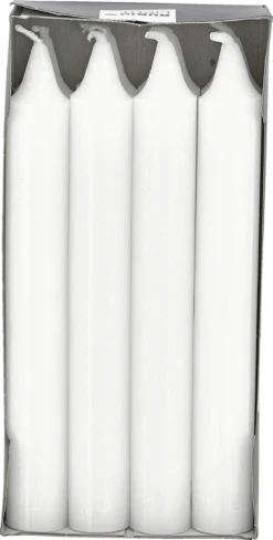 Tafelkerzen Weiß