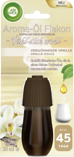 Fühl Dich Wohl Aroma-Öl Flakon Nachfüller Verwöhnende Vanille