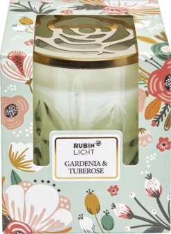 Duftglas Mit Golddeckel Gardenia & Tuberose