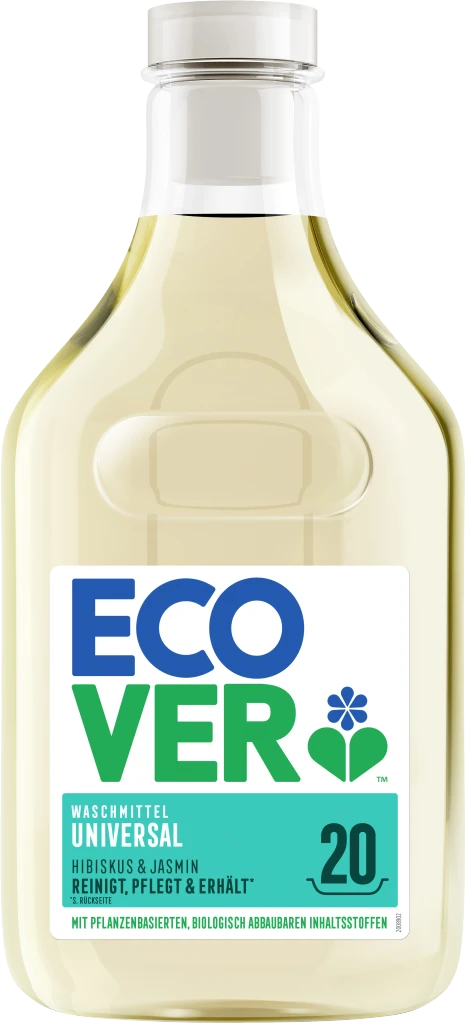Ecover Universalwaschmittel Flüssig Hibiskus & Jasmin 20 WL 1 Ecover Universalwaschmittel Flüssig Hibiskus & Jasmin 20 WL