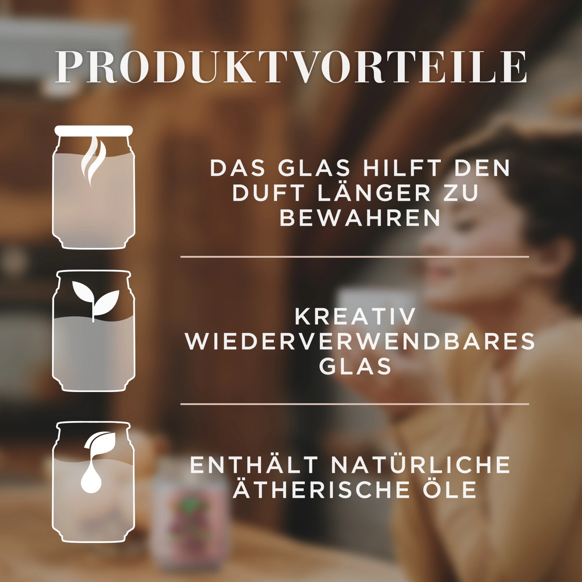 Große Duftkerze Rosa Pfeffer & Kardamom 2 Große Duftkerze Rosa Pfeffer & Kardamom – Bild 2