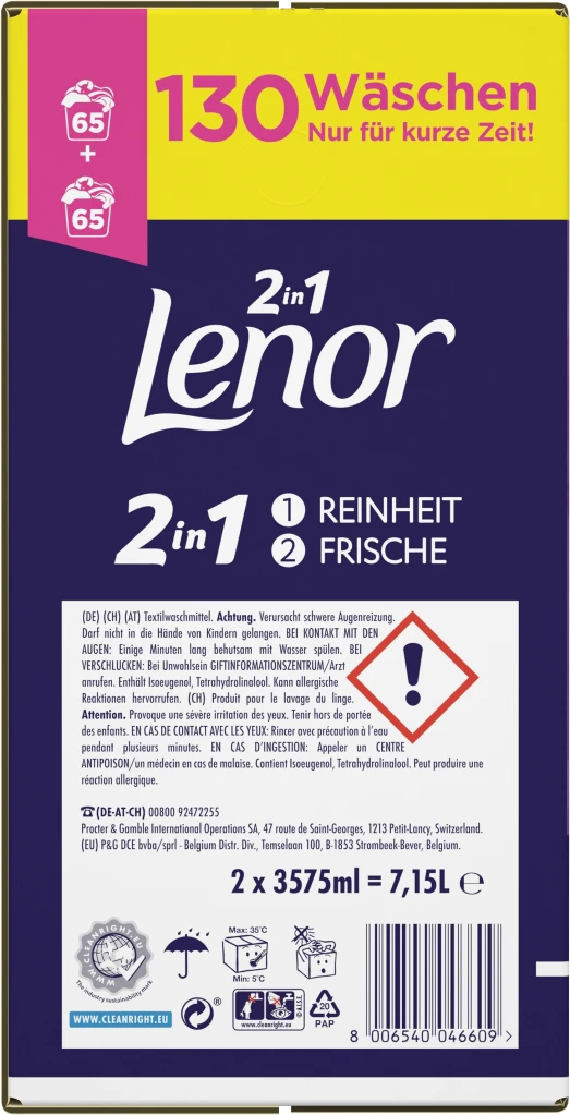 Amethyst Blütentraum Colorwaschmittel Flüssig 130 WL 3 Amethyst Blütentraum Colorwaschmittel Flüssig 130 WL – Bild 3