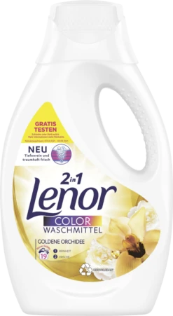 Goldene Orchidee Colorwaschmittel Flüssig 19 WL