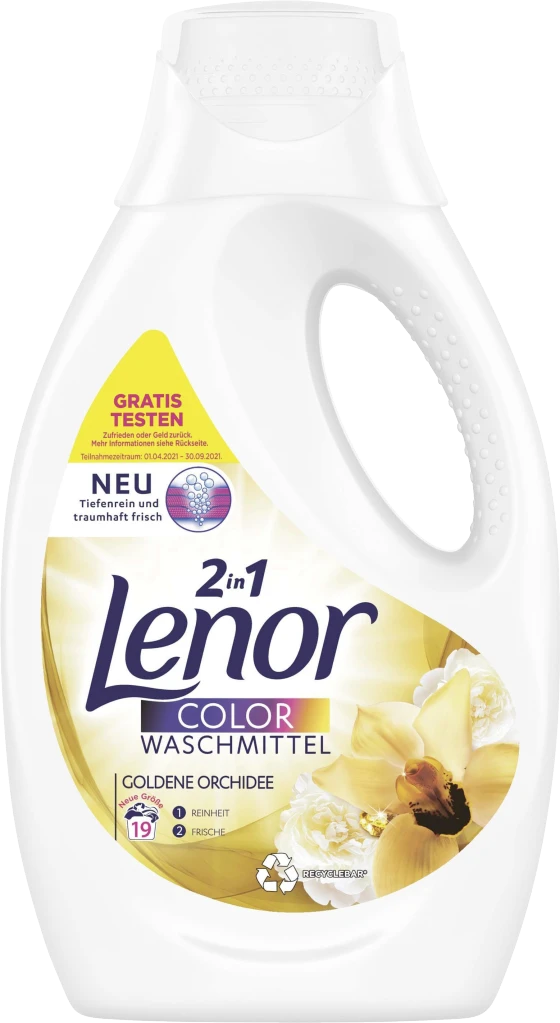 Goldene Orchidee Colorwaschmittel Flüssig 19 WL 1 Goldene Orchidee Colorwaschmittel Flüssig 19 WL