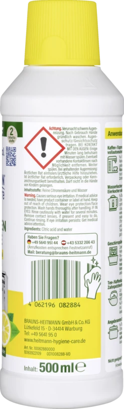 Pure Reine Citronensäure Flüssig 11 Pure Reine Citronensäure Flüssig -Ecover Geschäft MAM 8517336 SHOP IMAGE 1.6