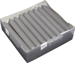 Tafelkerzen Taupe