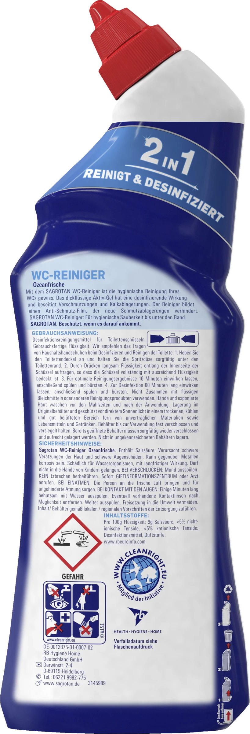 WC-Reiniger Ozeanfrische 2 WC-Reiniger Ozeanfrische – Bild 2