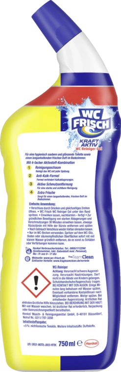 Kraft Aktiv WC Reiniger Gel Lemon 8 Kraft Aktiv WC Reiniger Gel Lemon -Ecover Geschäft MAM 8640045 SHOP IMAGE 1.4