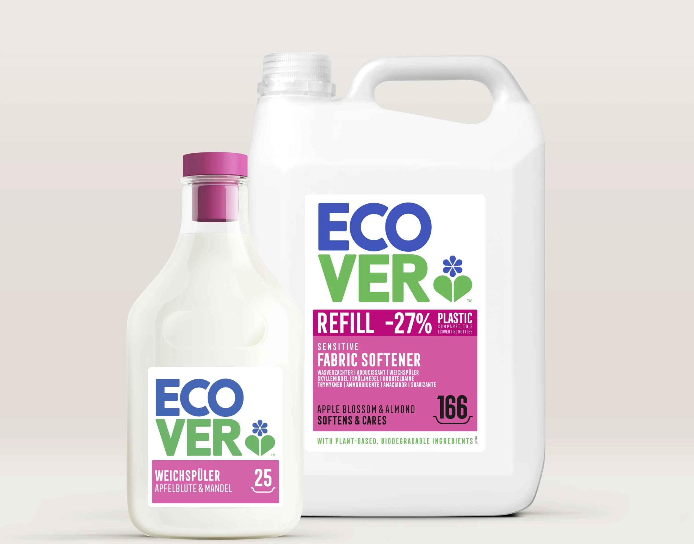 Ecover Weichspüler Apfelblüte & Mandel Refill 3 Ecover Weichspüler Apfelblüte & Mandel Refill – Bild 3