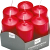 Stumpenkerze Rot
