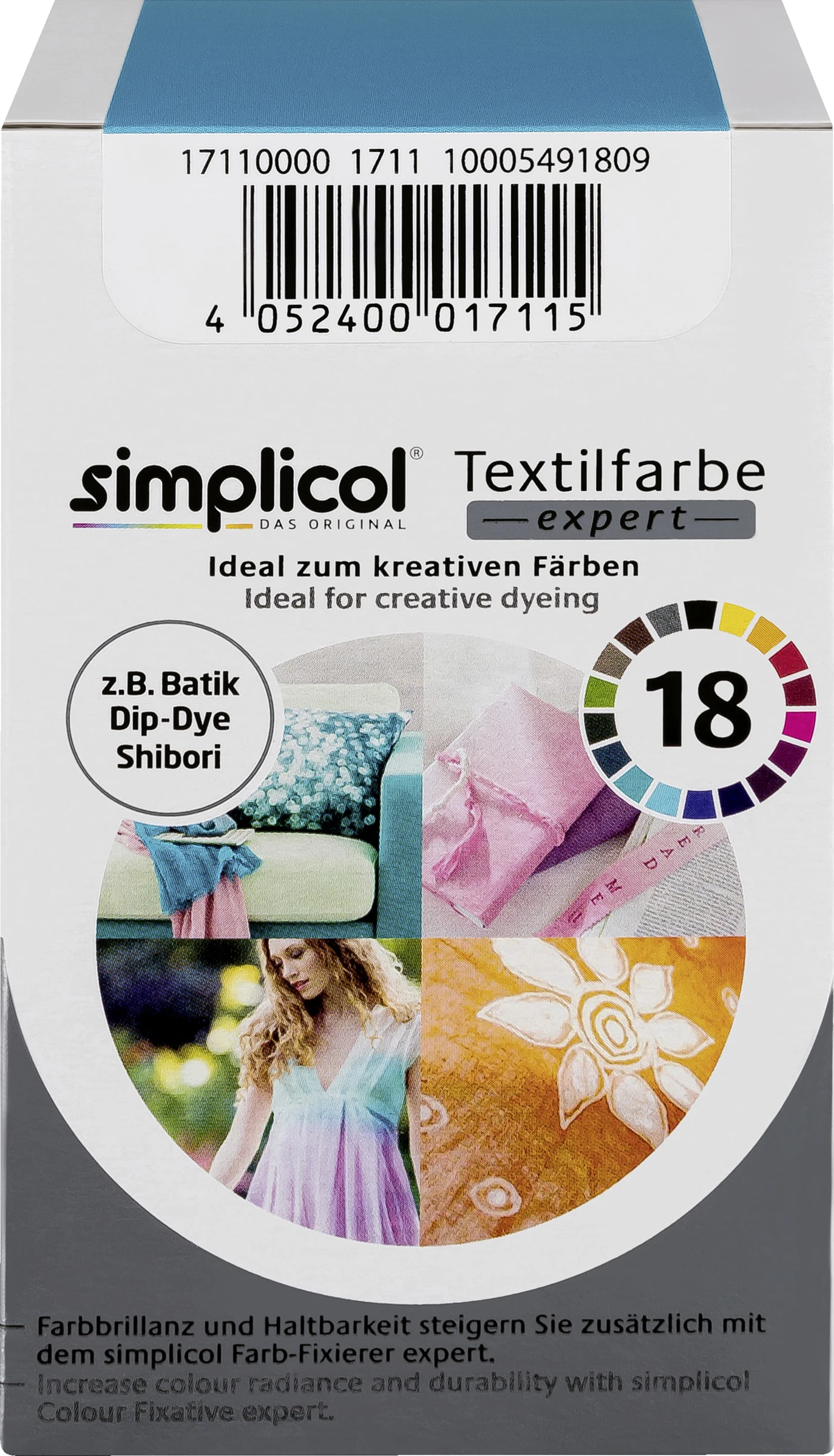 Textilfarbe Expert Südsee-Türkis 2 Textilfarbe Expert Südsee-Türkis – Bild 2