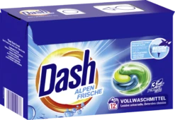 Dash Vollwaschmittel Caps 3in1 Alpen Frische