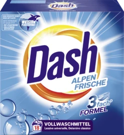 Dash Vollwaschmittel Pulver Alpen Frische